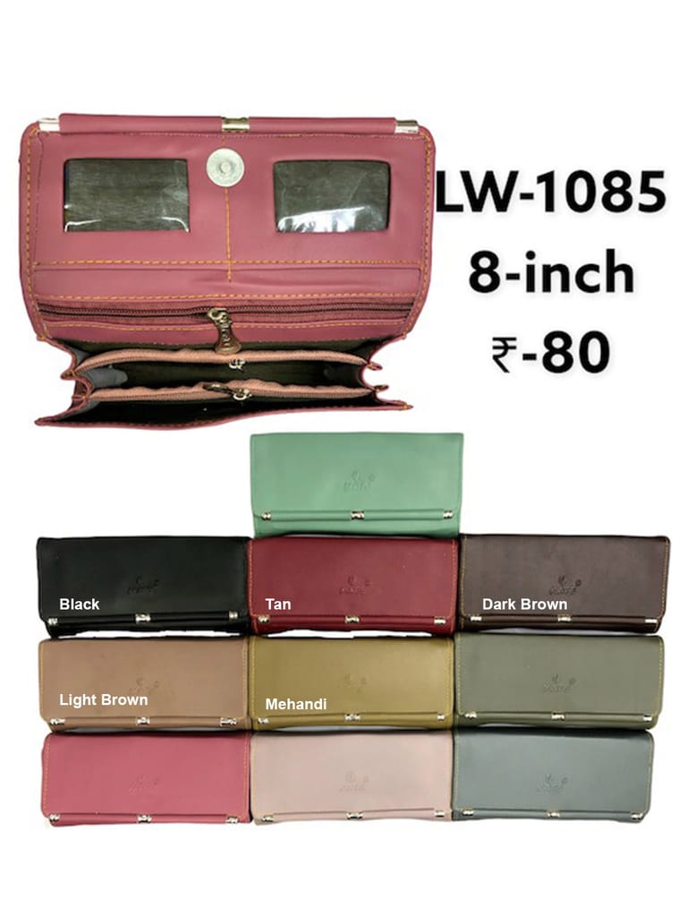 Ladies Wallet in Assorted color - LW-1085