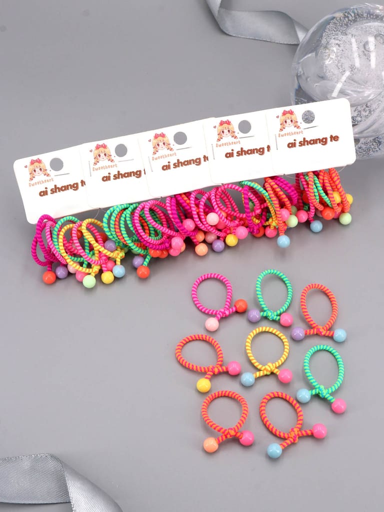 Fancy Rubber Bands in Assorted color - STN43