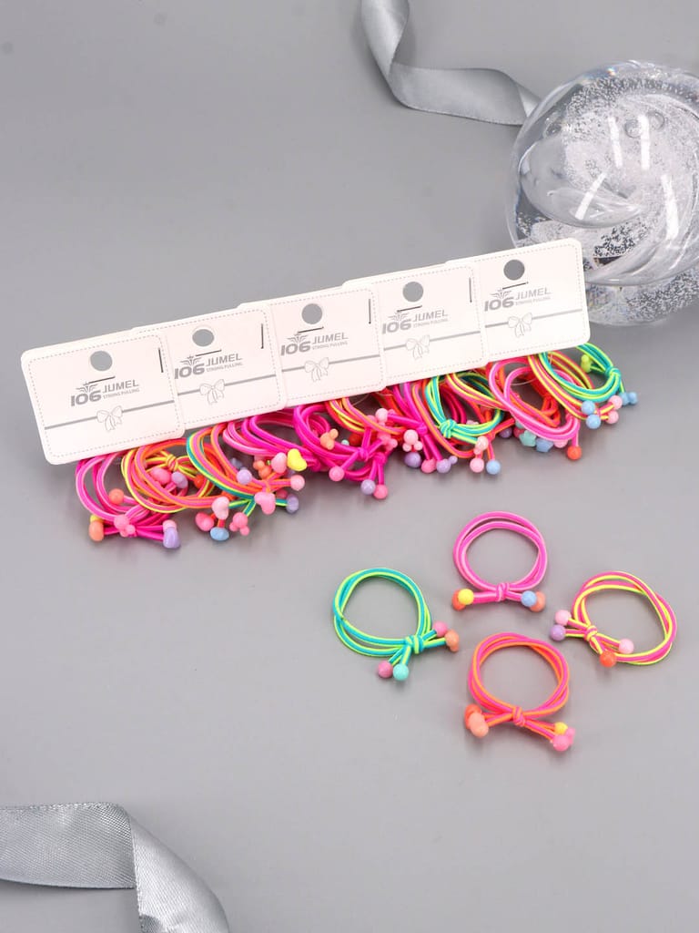 Fancy Rubber Bands in Assorted color - STN48