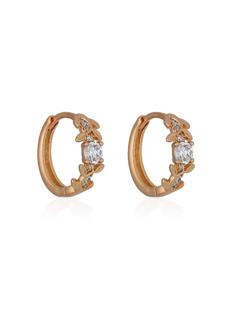 AD / CZ Bali / Hoops in Gold finish - CNB36676