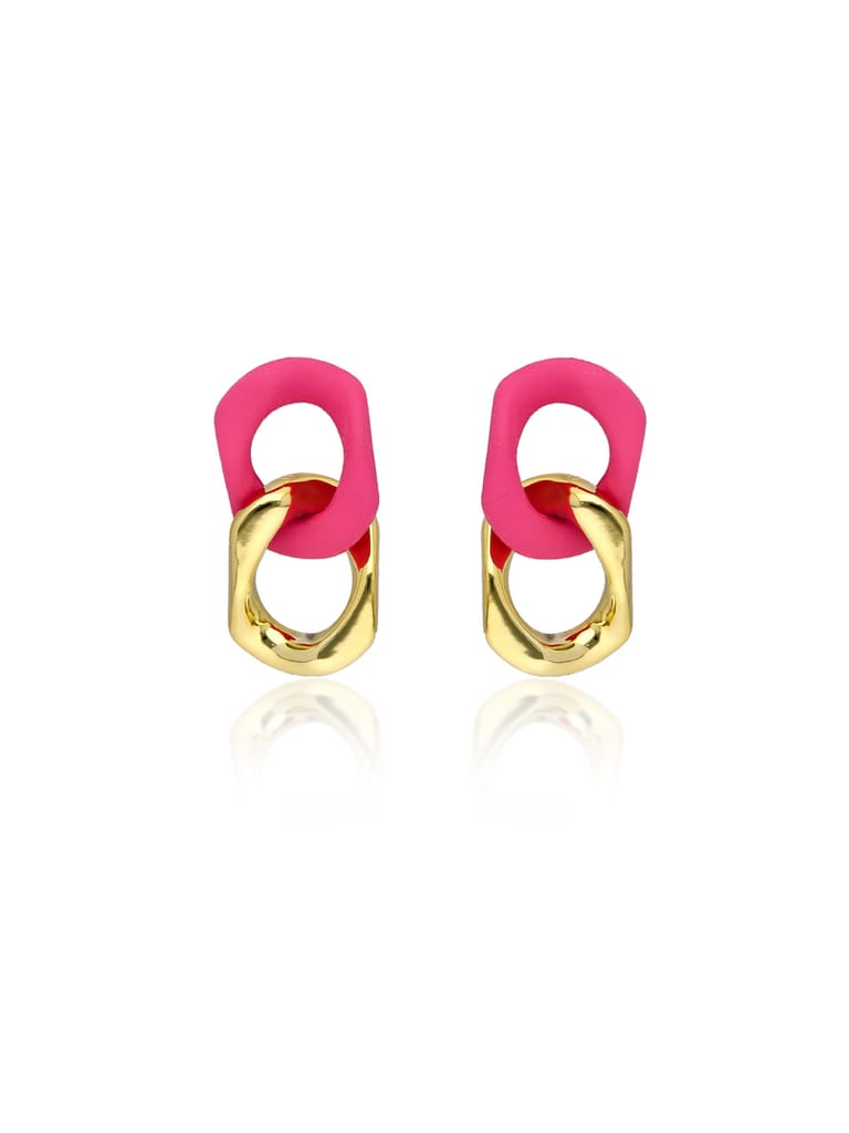Western Dangler Earrings in Gold finish - CNB36989