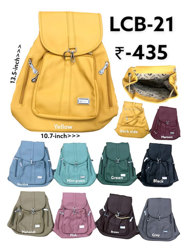 Casual Backpack in Assorted color - LCB-21