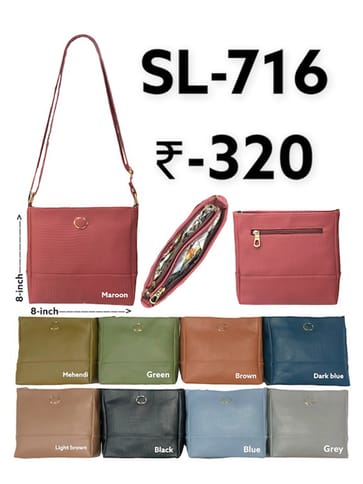 Elegant Bag With Shoulder Sling - SL-716