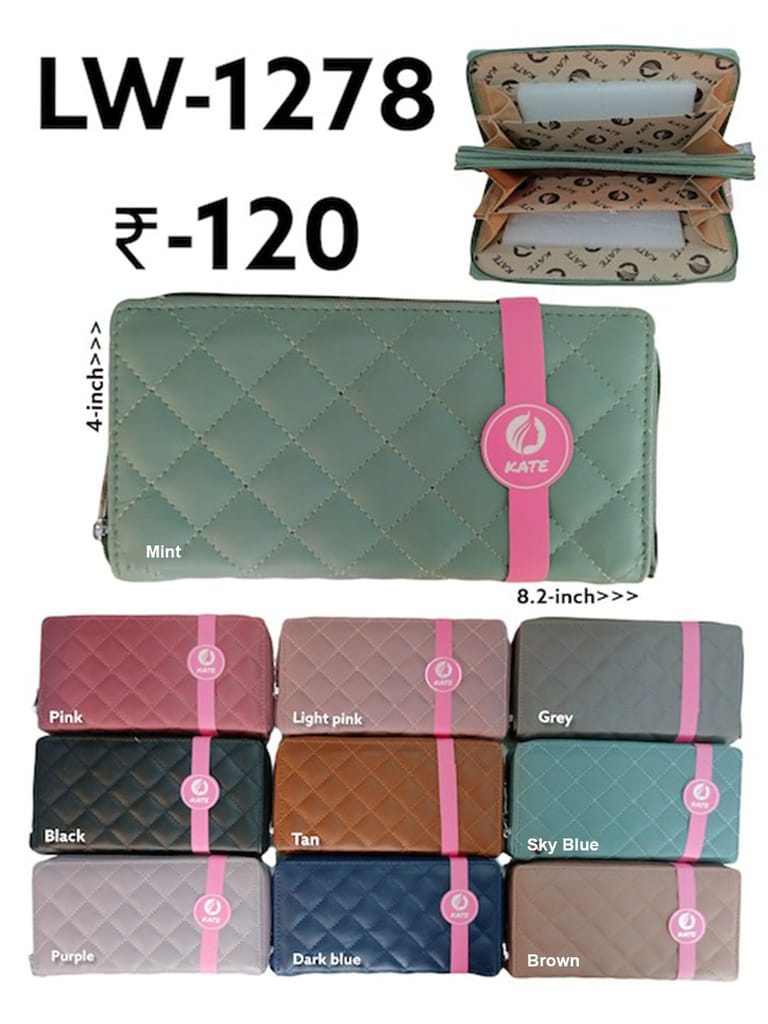 Ladies Wallet in Assorted color - LW-1278