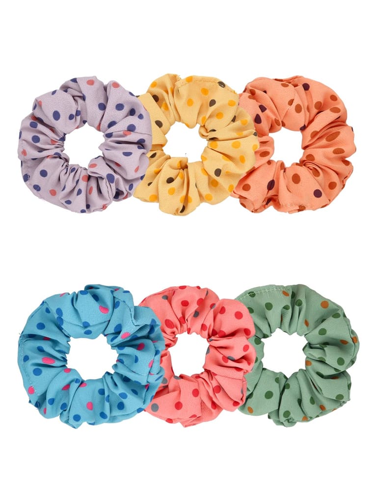 Printed Scrunchies in Assorted color - BHE2594
