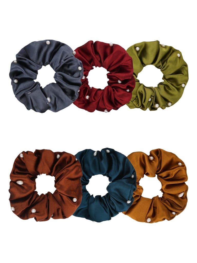 Fancy Scrunchies in Assorted color - BHE407B