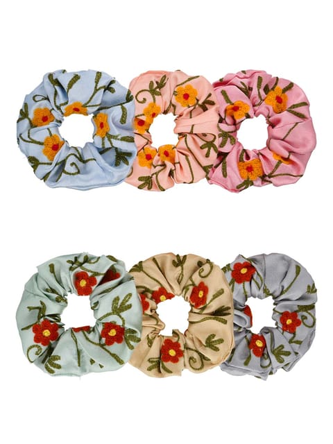 Printed Scrunchies in Assorted color - CNB37930