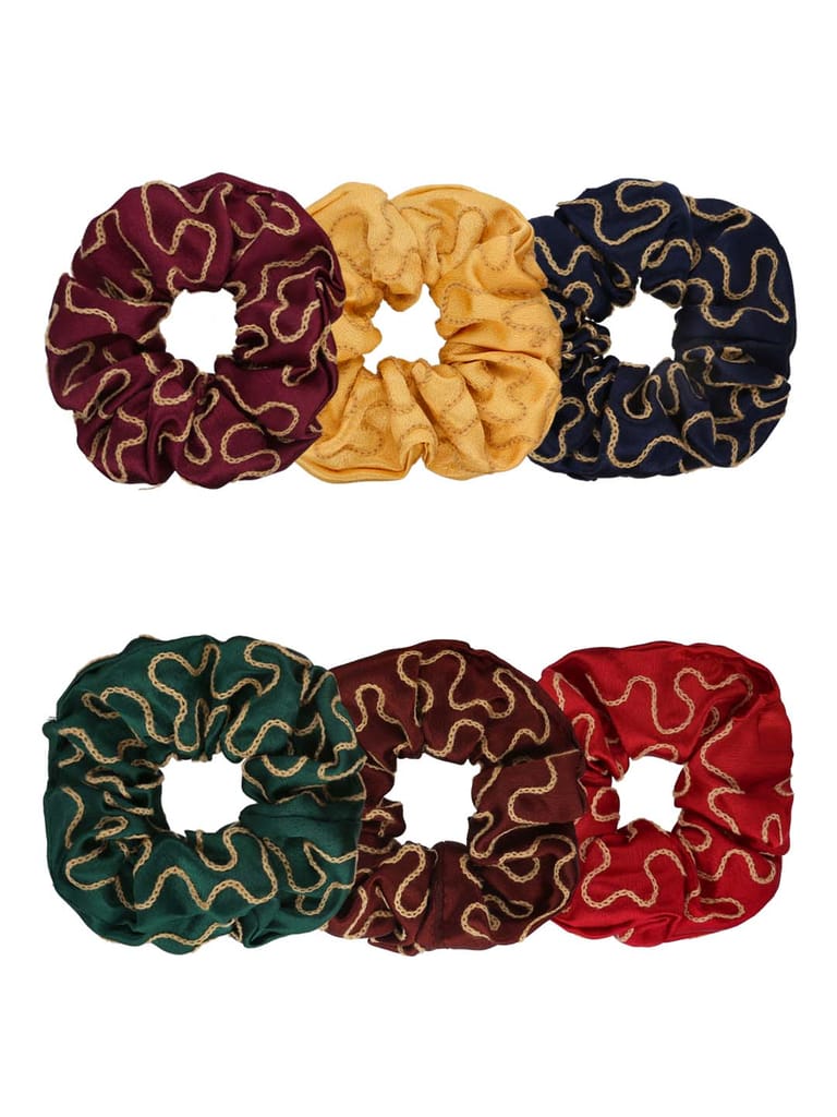 Printed Scrunchies in Assorted color - BHE451