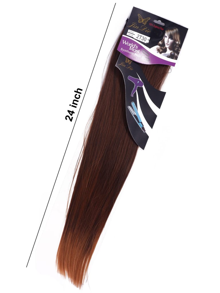 Hair Extension with Tik Tak Pin in Two Shade color - Y-1B