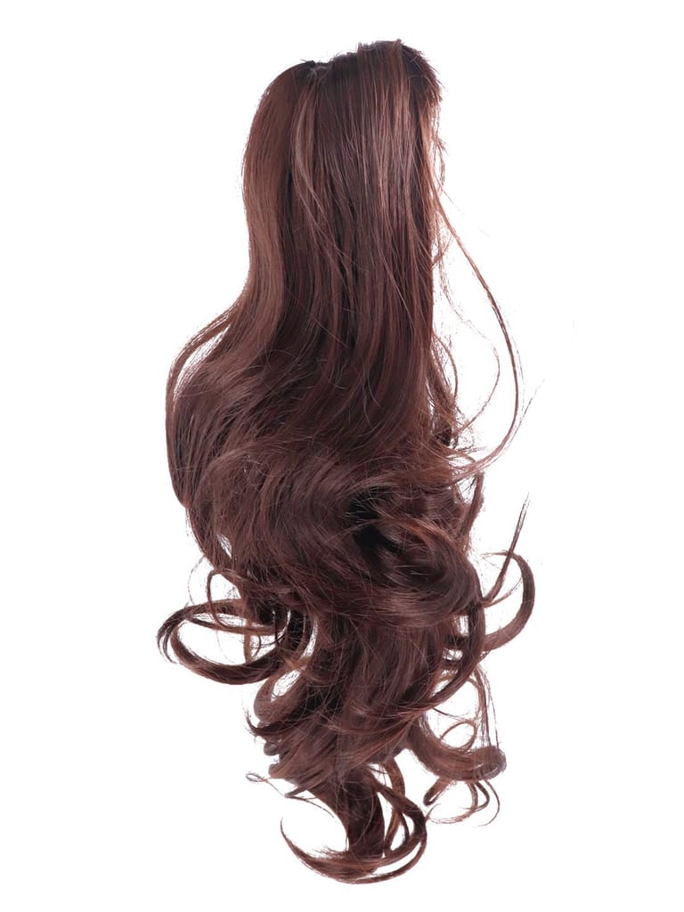 Hair Extension with Butterfly Clip in Brown color - Y-4C