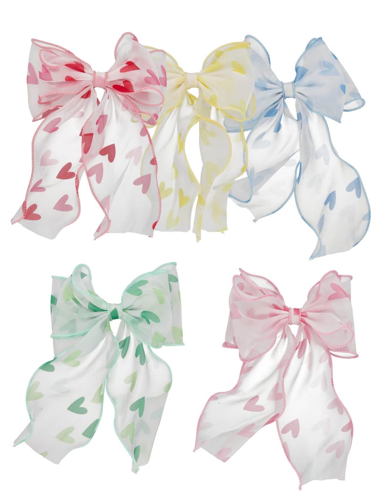 Printed Hair Clip in Assorted color - CNB37703