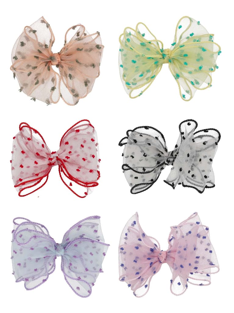 Printed Hair Clip in Assorted color - CNB37708