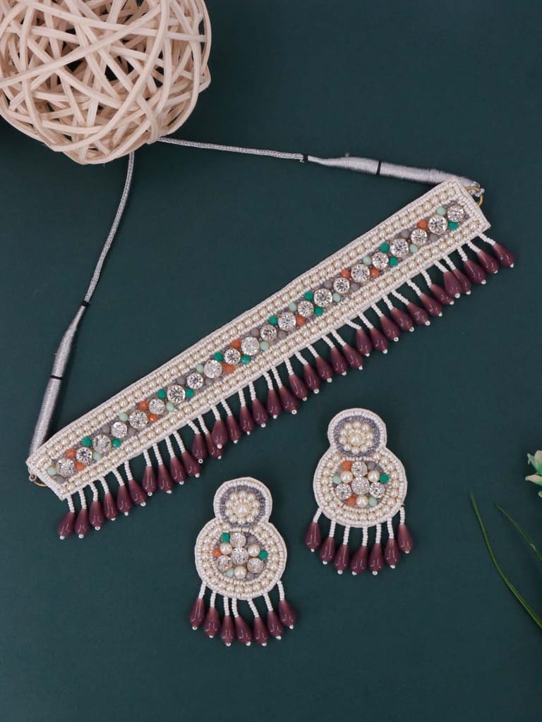 Traditional Choker Necklace Set - SWA04