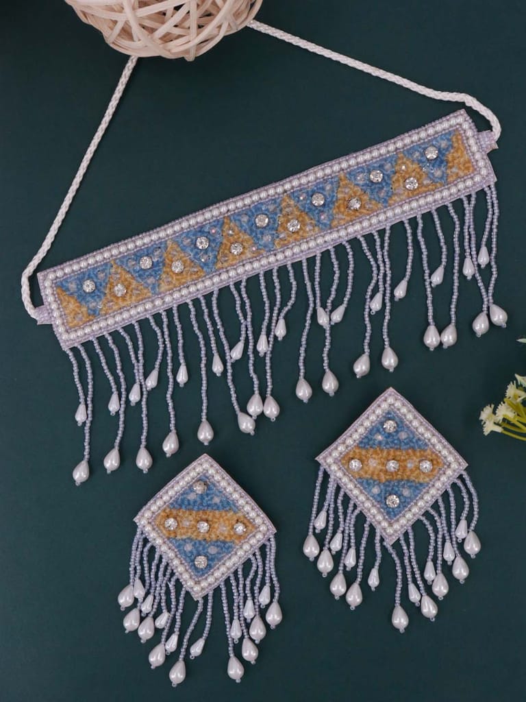 Traditional Choker Necklace Set - TAJ