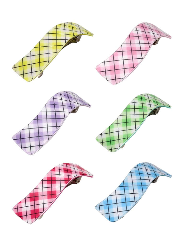 Printed Hair Clip in Assorted color - CNB37127