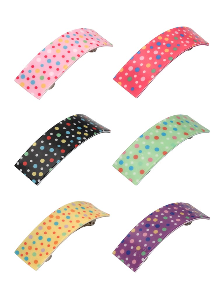 Printed Hair Clip in Assorted color - CNB37131