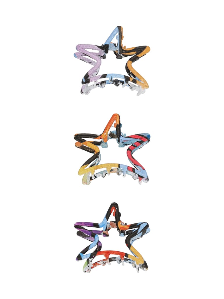 Printed Butterfly Clip in Multicolor color - CNB37122