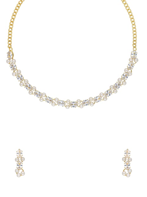 Western Necklace Set in Gold finish - CNB37853