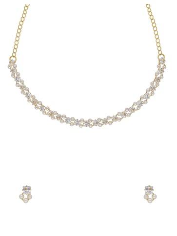 Western Necklace Set in Gold finish - CNB37856