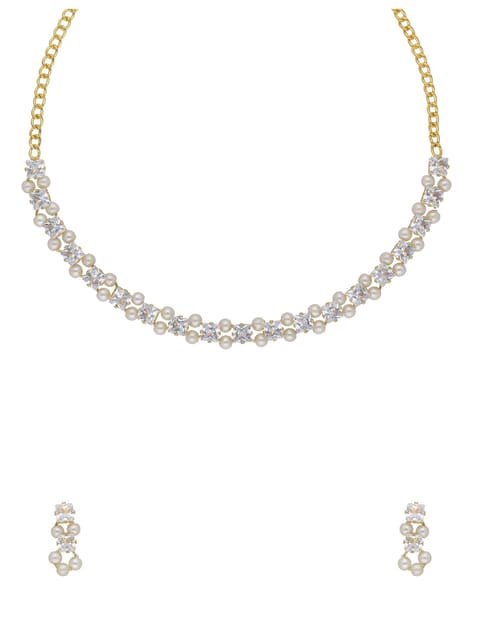 Western Necklace Set in Gold finish - CNB37859