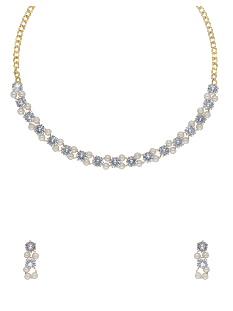 Western Necklace Set in Gold finish - CNB37862