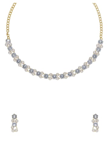 Western Necklace Set in Gold finish - CNB37862