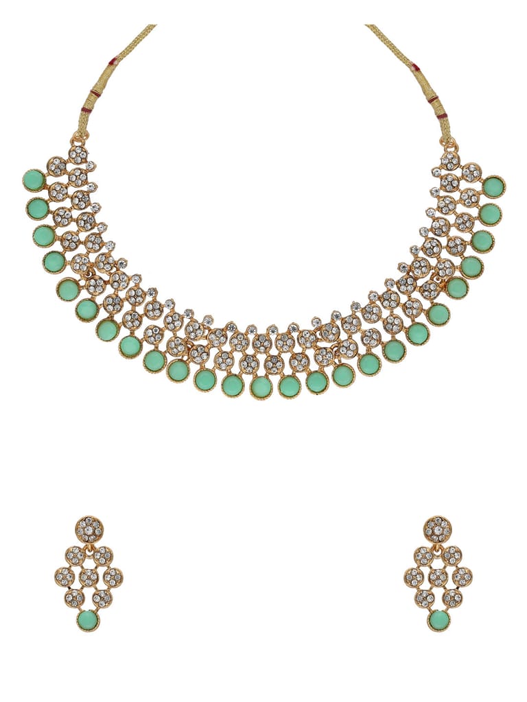 Traditional Necklace Set in Gold finish - KOT68