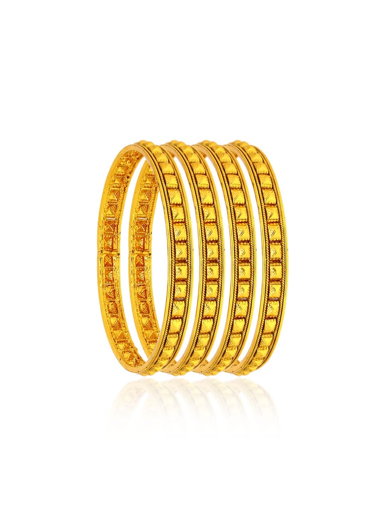 Antique Bangles in Gold finish - AMN364