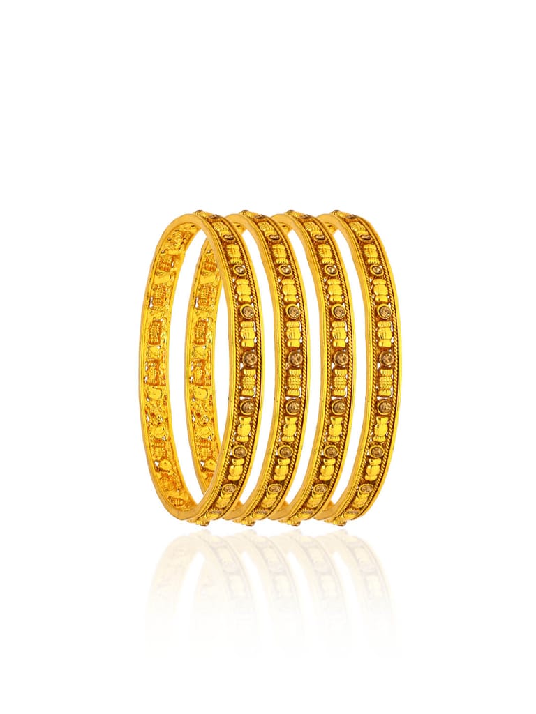 Antique Bangles in Gold finish - AMN409