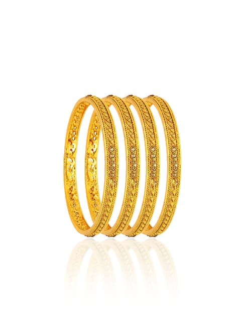 Antique Bangles in Gold finish - AMN410