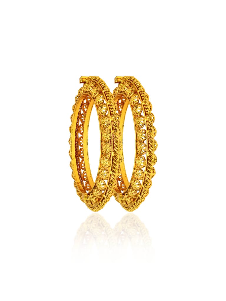 Antique Bangles in Gold finish - AMN414