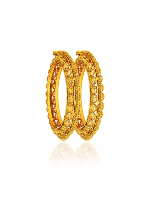 Antique Bangles in Gold finish - AMN414