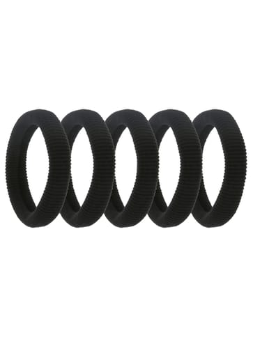 Plain Rubber Bands in Black color - CNB24004