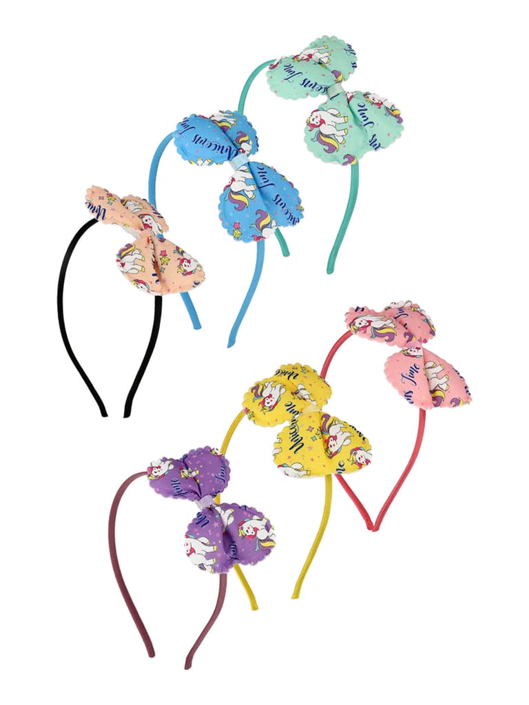 Printed Hair Band in Assorted color - CNB38862