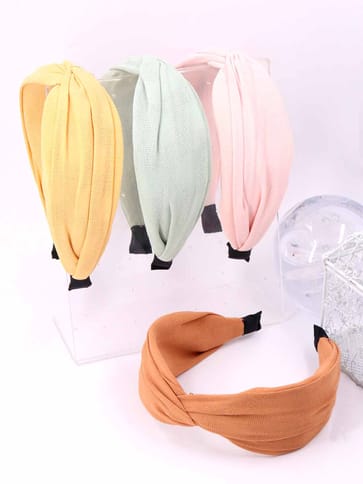 Plain Hair Band in Assorted color - CNB38877