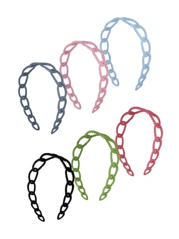 Plain Hair Band in Assorted color - CNB38884