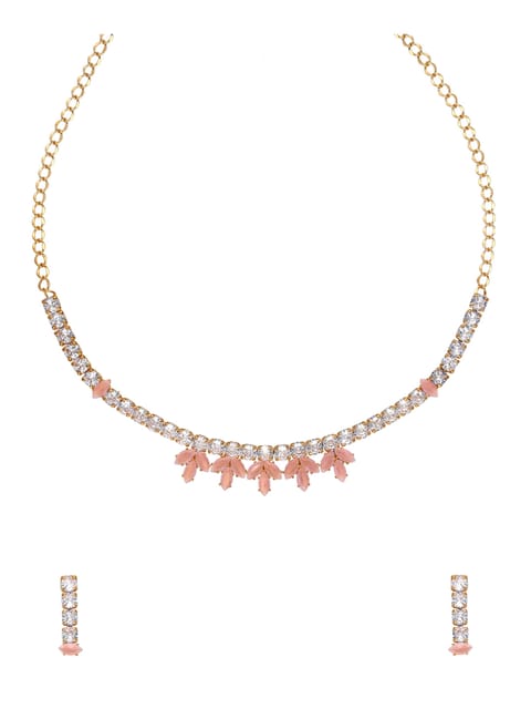 Western Necklace Set in Gold finish - PAV440