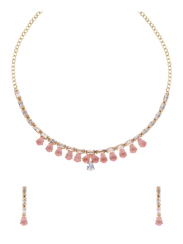 Western Necklace Set in Gold finish - PAV434