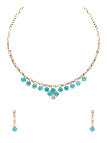 Western Necklace Set in Gold finish - PAV436