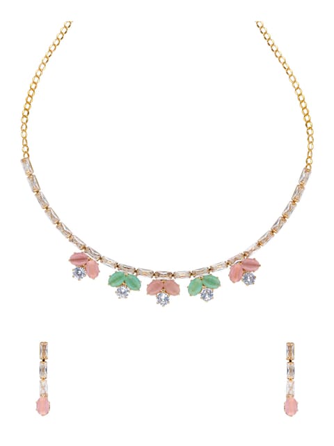 Western Necklace Set in Gold finish - PAV435