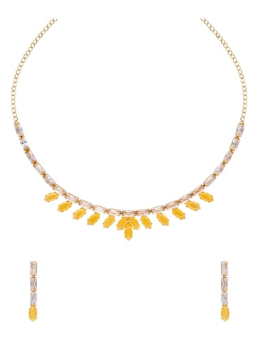 Western Necklace Set in Gold finish - PAV438