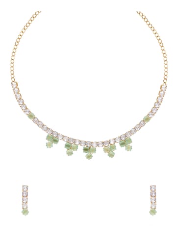 Western Necklace Set in Gold finish - PAV443