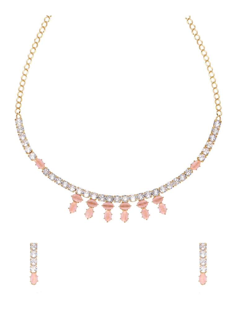 Western Necklace Set in Gold finish - PAV442