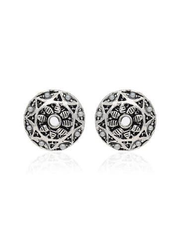 Tops / Studs in Oxidised Silver finish - SSA143