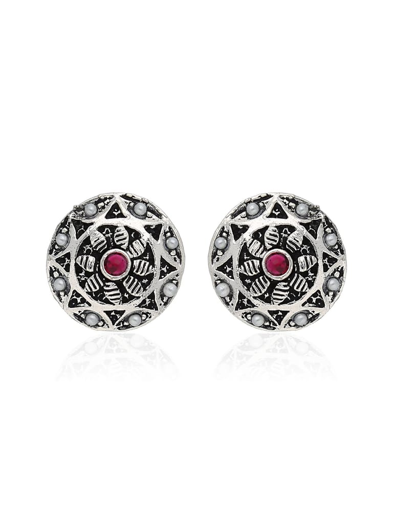 Tops / Studs in Oxidised Silver finish - SSA145