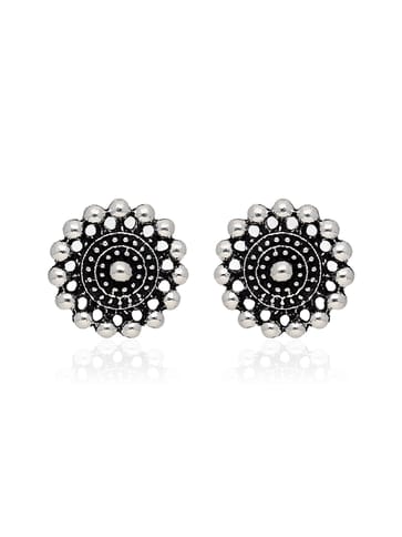 Tops / Studs in Oxidised Silver finish - SSA148