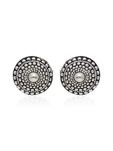 Tops / Studs in Oxidised Silver finish - SSA151