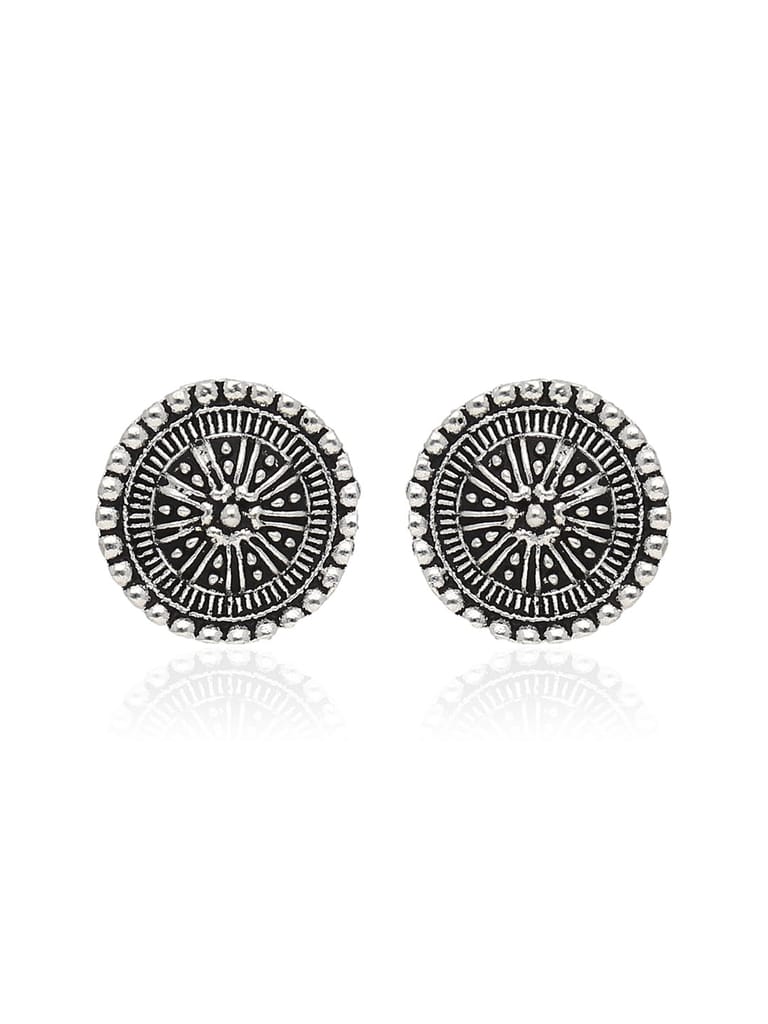 Tops / Studs in Oxidised Silver finish - SSA150