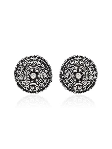 Tops / Studs in Oxidised Silver finish - SSA153