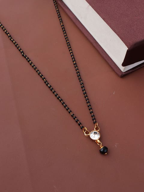 Single Line Mangalsutra in Gold finish - M3
